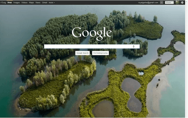 Bing wallpaper for Google homepage