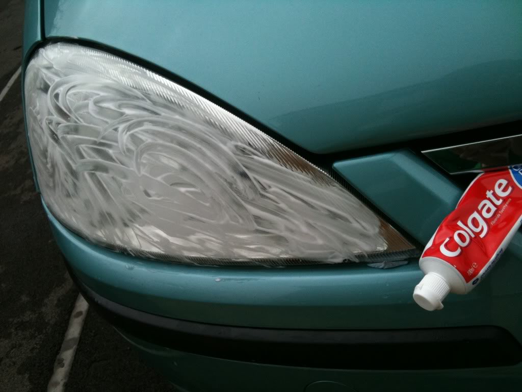 How to Clean Your Headlights with Toothpaste