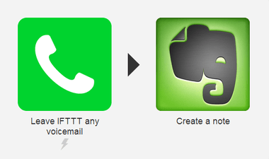 voicemail evernote