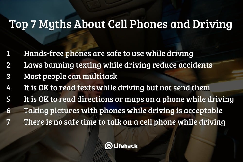 Top 7 Myths About Cell Phones and Driving