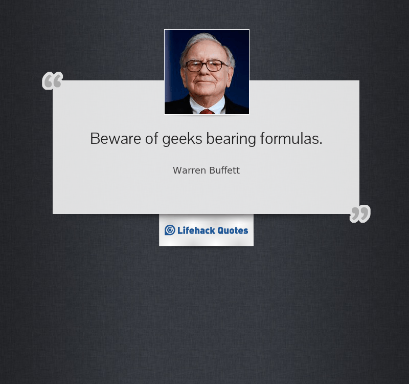 Daily Quote by Warren Buffett