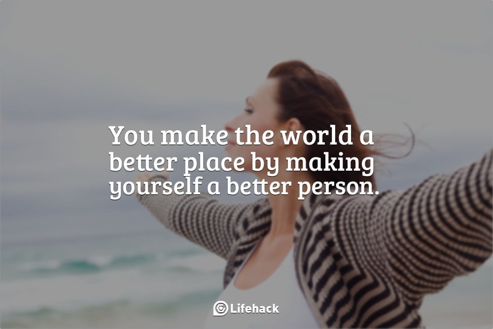 to become a better person