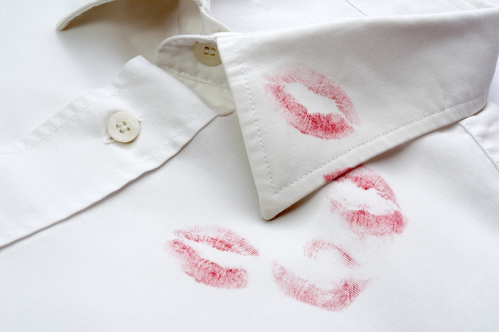 lipstick stains