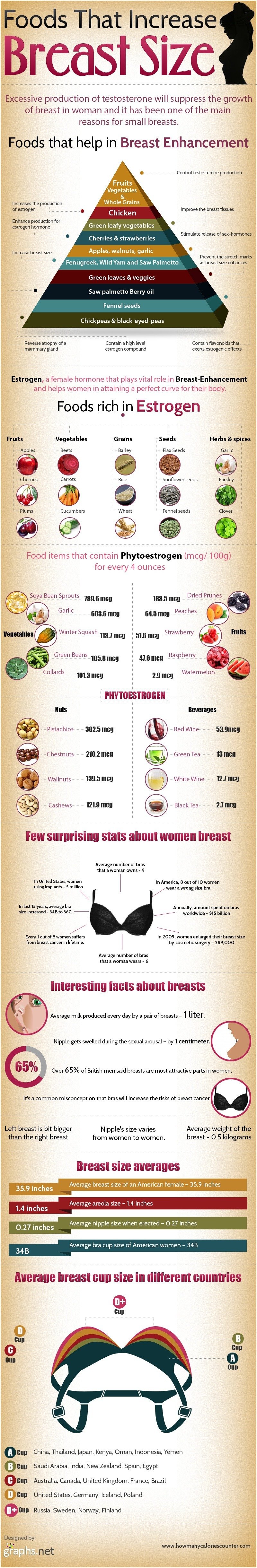 Breast Size Chart Fruit