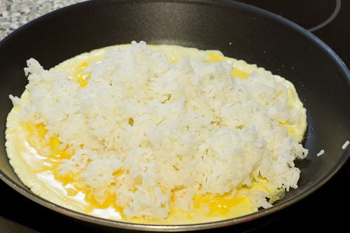 How To Stir Fry Salmon Rice03