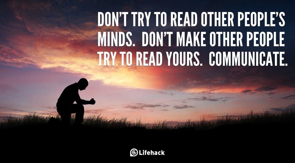 donot try to read other people mind