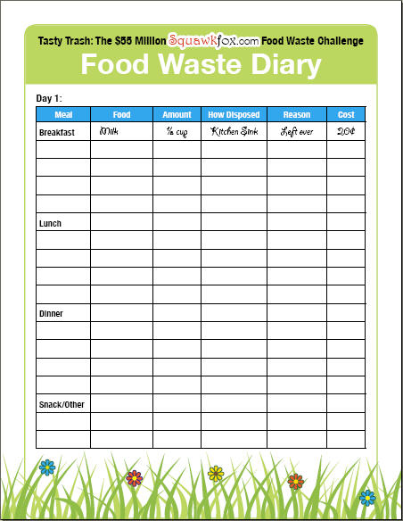 food-waste-diary