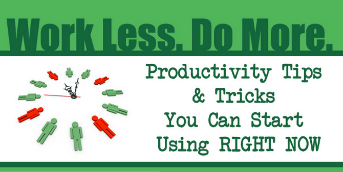 How to be Productive by Doing More and Working Less