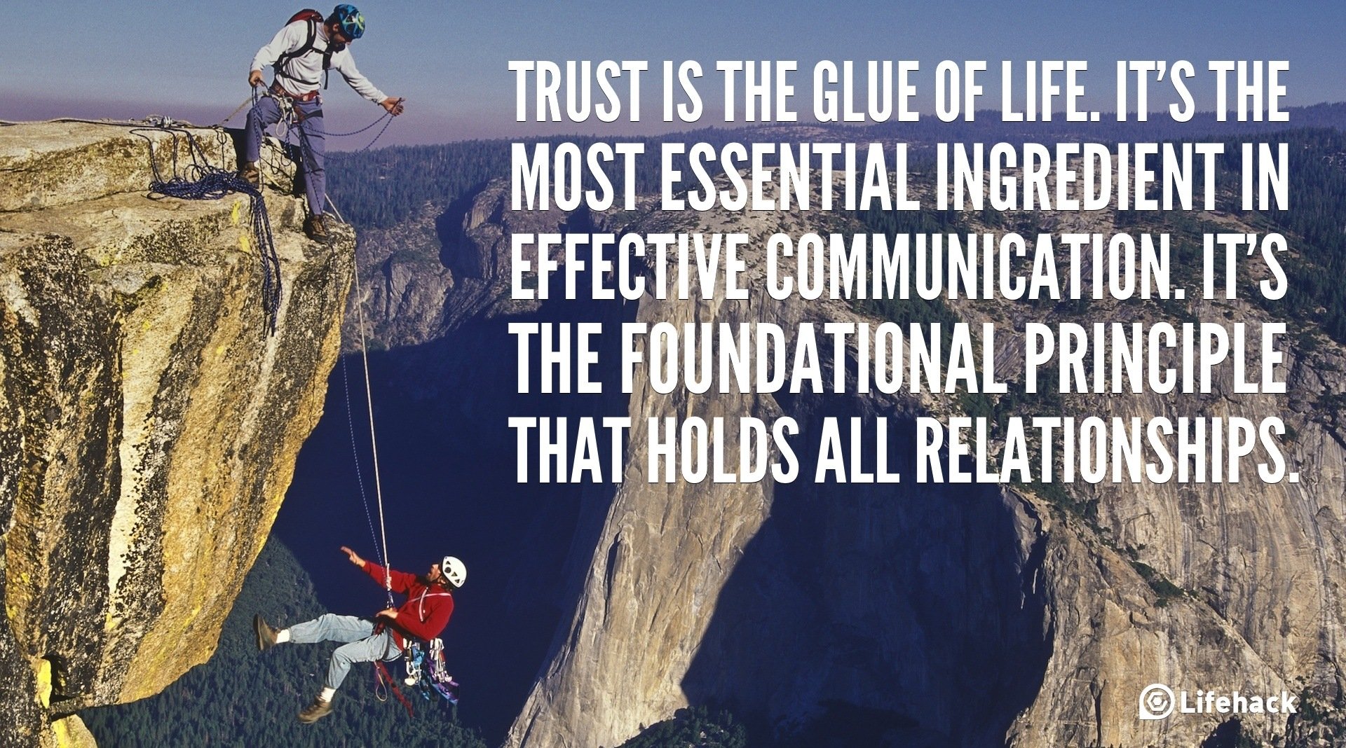 30sec Tip: Trust is the Glue of Life