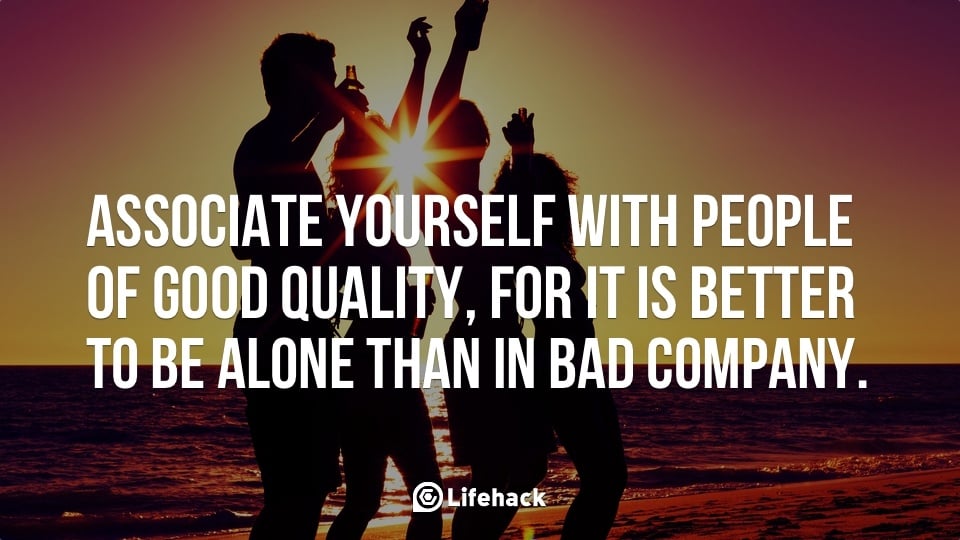30sec Tip: Associate Yourself with People of Good Quality
