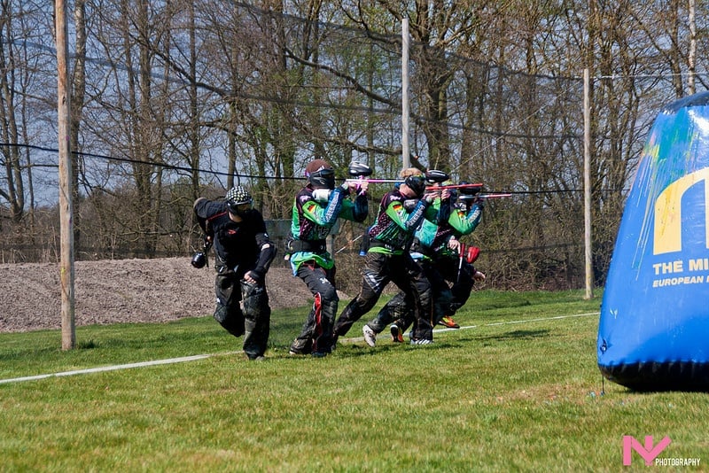 play painball together