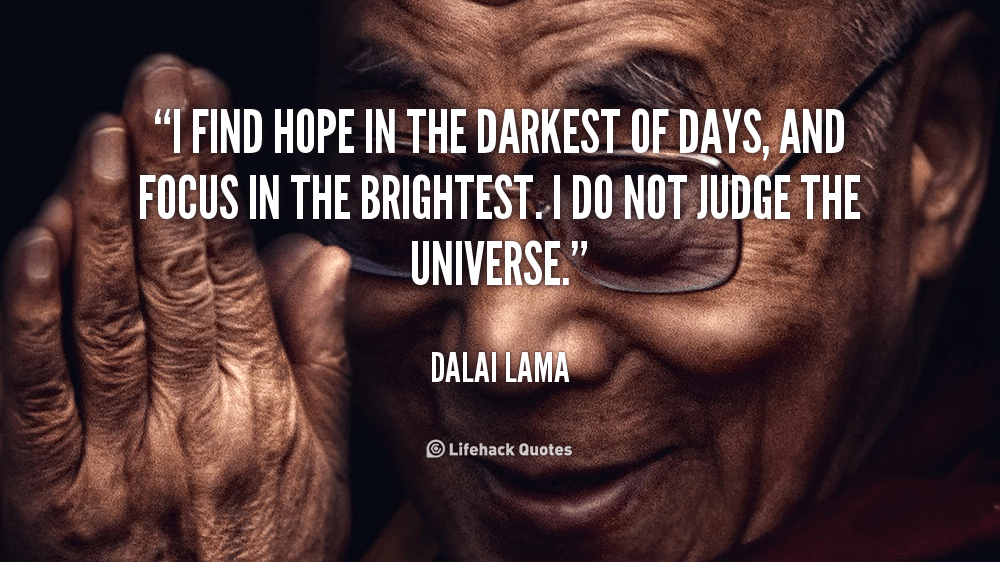Daily Quote: Find Hope in the Darkest of Days