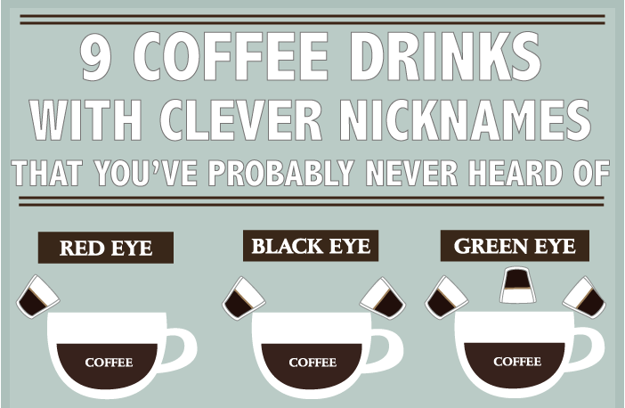 9 Cleverly Named Coffee Drinks You’ve Never Heard Of