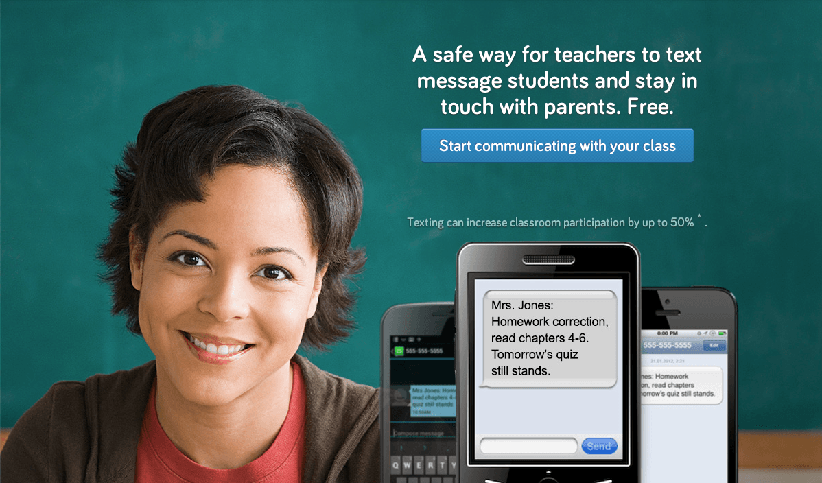 Teachers Texting Students with Complete Privacy