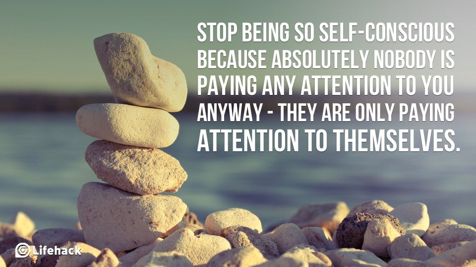 30sec Tip: Stop Being so Self-Conscious