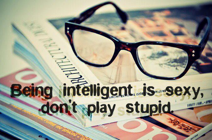 being intelligent is sexy