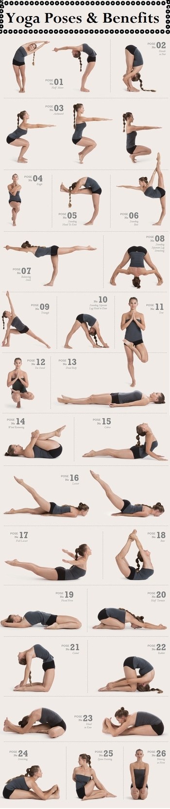 26 Common Yoga Poses
