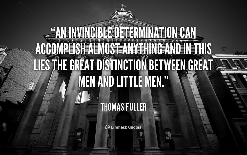 Daily Quote: Distinction between Great Men and Little Men