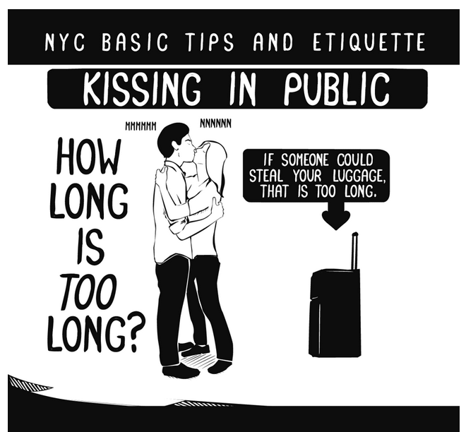 NYC Basic Tips And Etiquette In Delightful Illustrations
