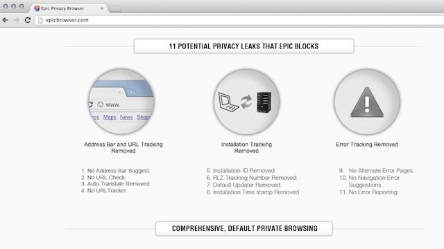 Surf The Web In Stealth Mode with Epic, The Privacy Browser