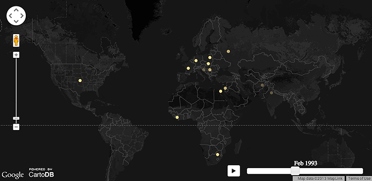 Mapping The History Of Global Protests