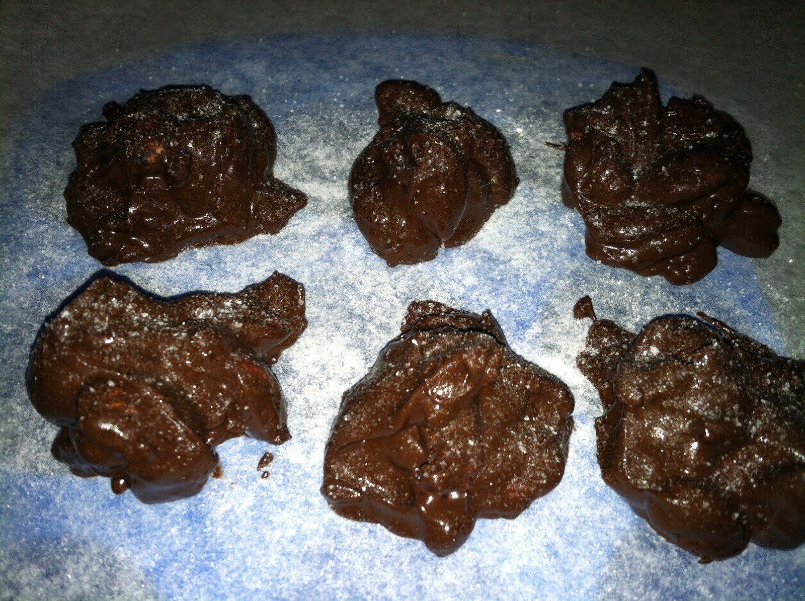 Chocolate Almond Bacon Clusters