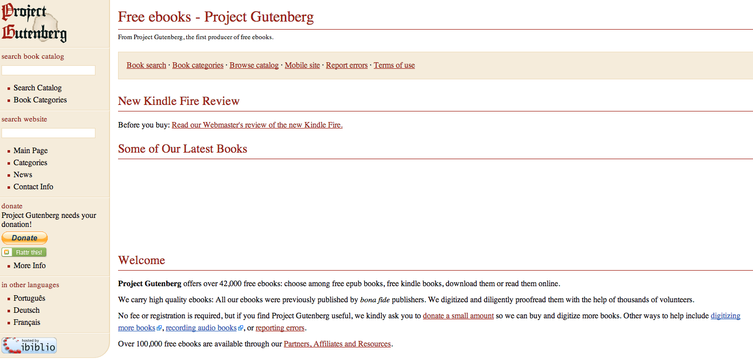 Project Grutenberg