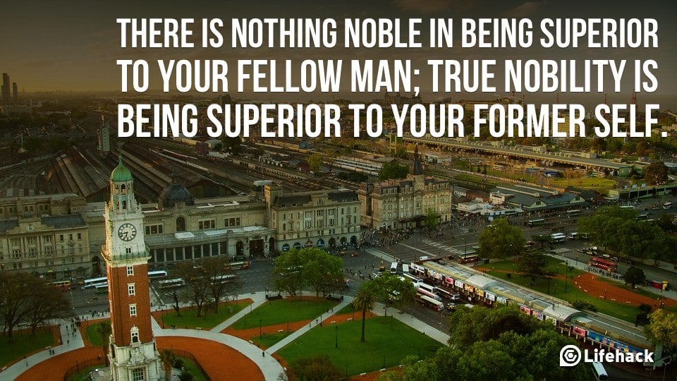 There is Nothing Noble in Being Superior to Your Fellow Man