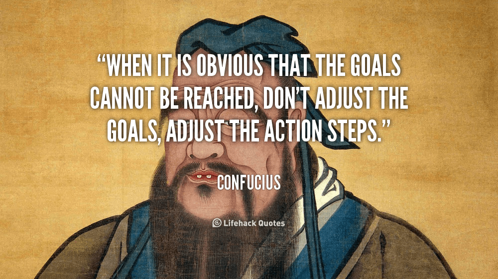 What to Do When It is Obvious that the Goals Cannot be Reached