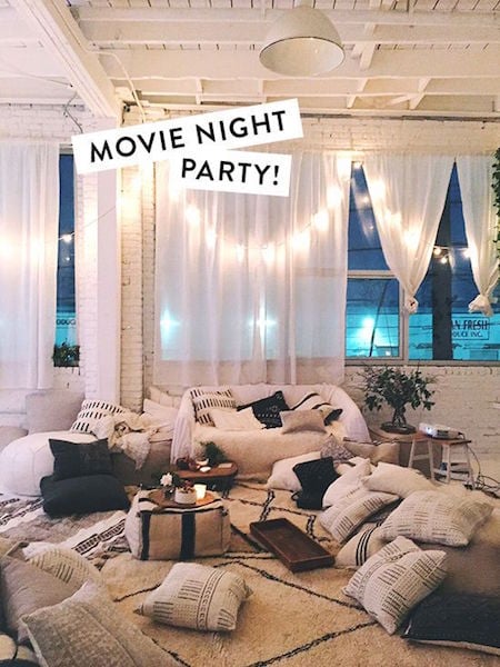 Host a Themed Movie Night with family