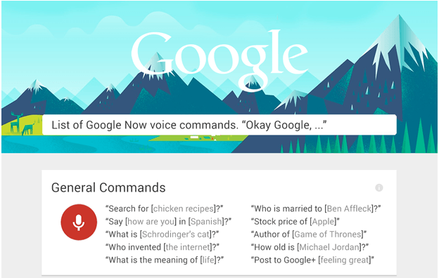 60 Google Now Commands You Need To Know