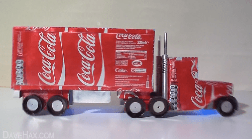How To Make Coca Cola Truck Christmas Decoration
