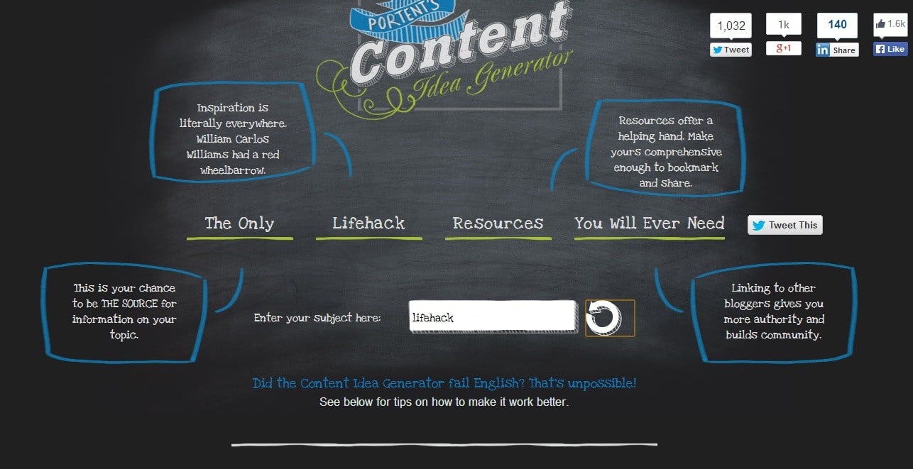 Content Idea Generator For Writing Articles Online
