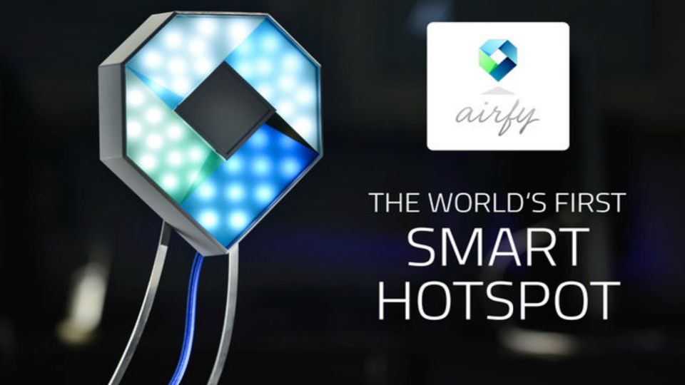Airfy – The World’s First Smart WiFi HotSpot