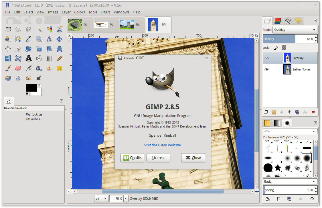 The GIMP Image editor