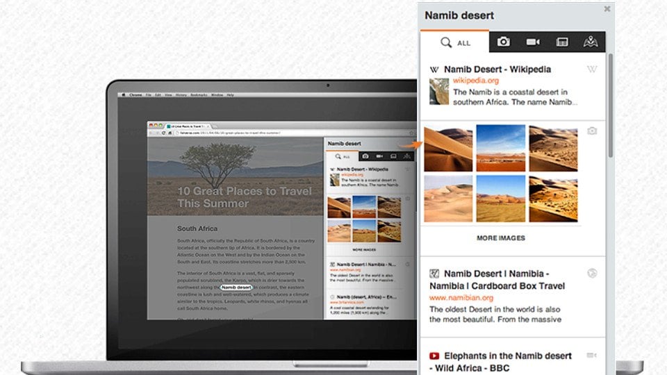 Get Instant Search Results without Leaving the Page in Chrome