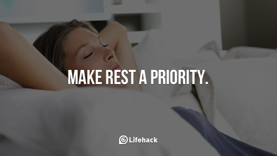 Make Rest a Priority