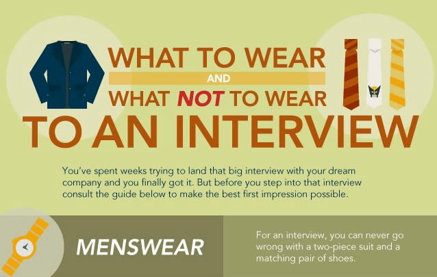 What to wear and what NOT to wear to an interview