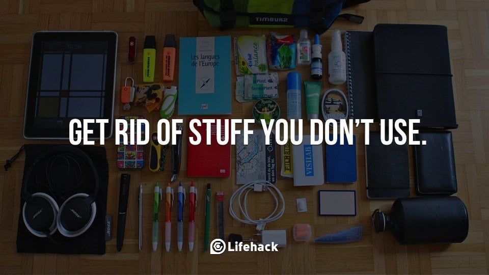 Get Rid of Stuff You Don’t Use