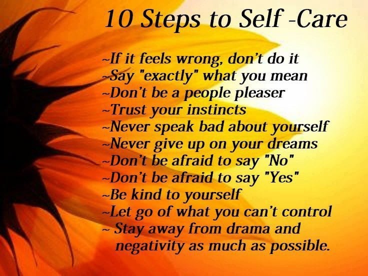 10 Simple Steps To Self-Care
