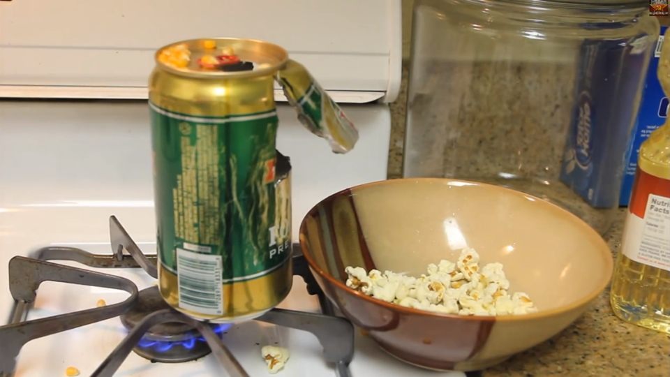 This DIY Popcorn Maker is Great for Camping