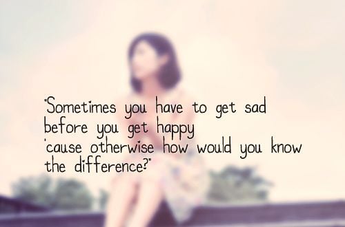 How Would You Know The Difference Between Sad and Happy?