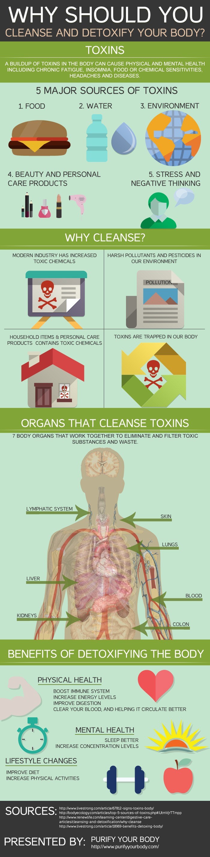 Why You Should Cleanse and Detox Your Body Infographic