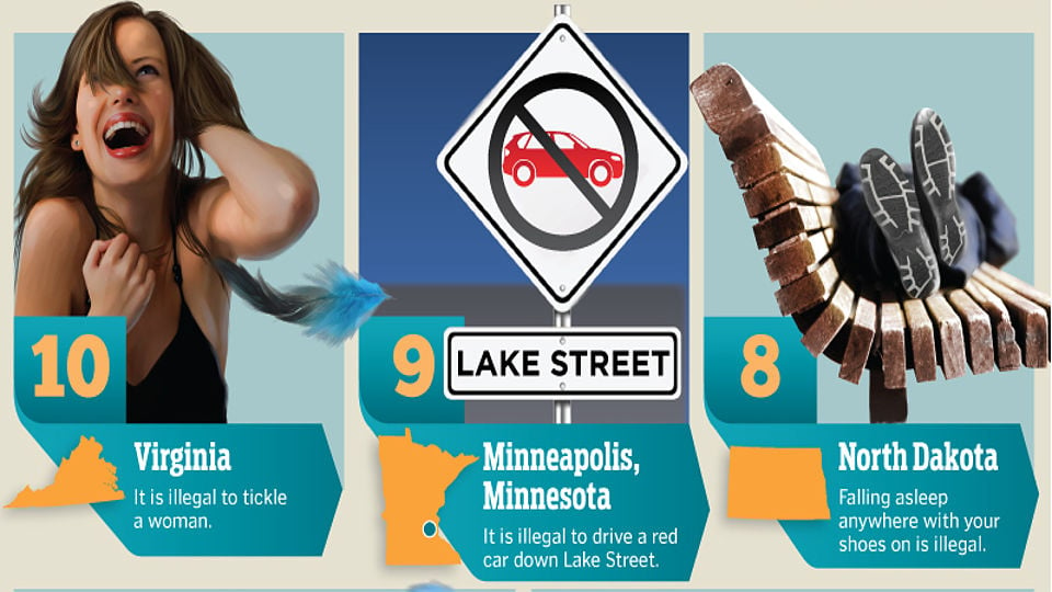 You Can’t Be Serious: The Top 25 Weirdest Laws in the US