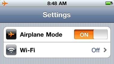 airplane mode to charge twice faster