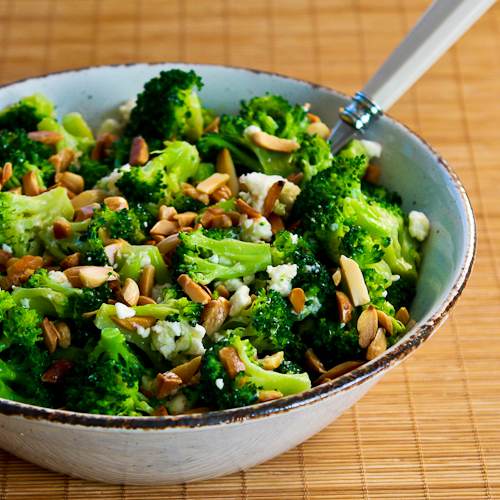 Barely Blanched Broccoli Salad
