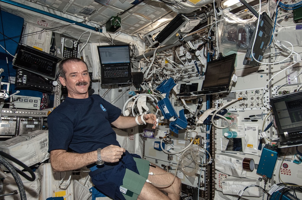 Chris Hadfield on the ISS