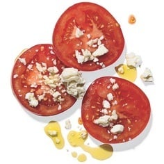 tomatoes with feta