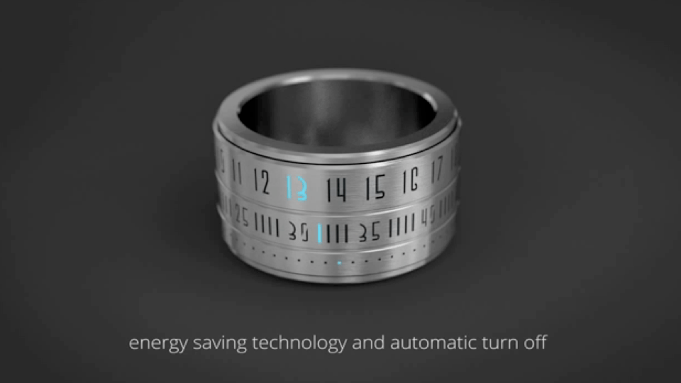 Ring Clock: Wear Your Watch On Your Finger