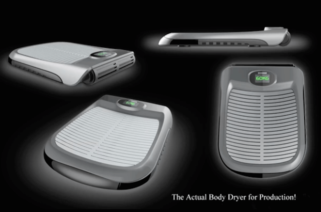 The Body Dryer May Replace Your Towels In The Near Future